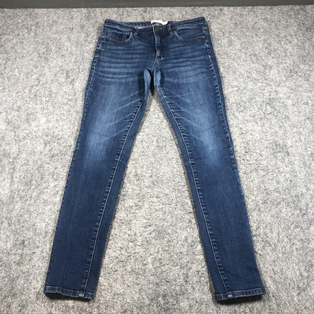 L.L. Bean Signature Jeans Womens 8 Medium Wash Mid Rise Skinny Stretch Denim